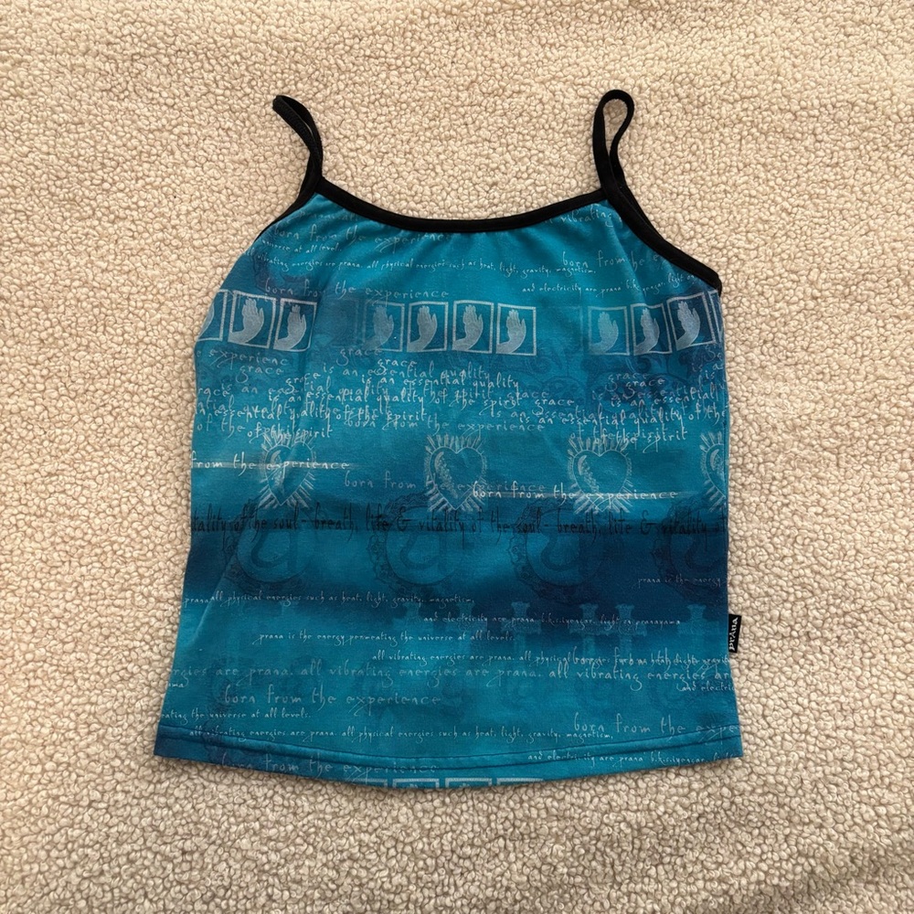 Prana Black and White Tank Top